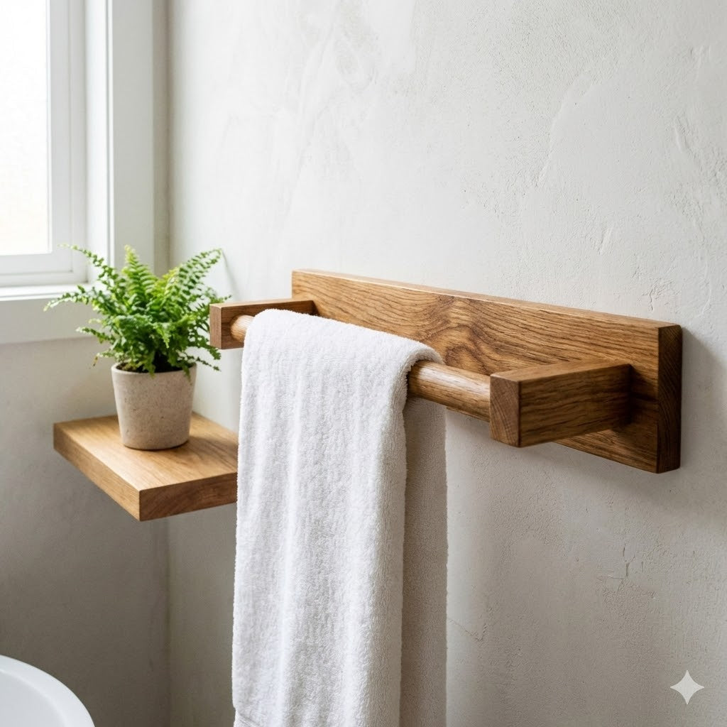 Porte Serviette Bois