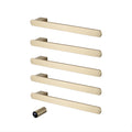 Sèche-Serviette Électrique Vesta Or Brossé — 5 barres
