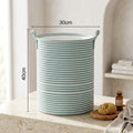 Panier à Linge Pliable Rayé
