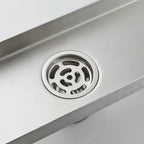 Bonde de Douche Linéaire Inox 10 à 40 cm Anti-Odeur