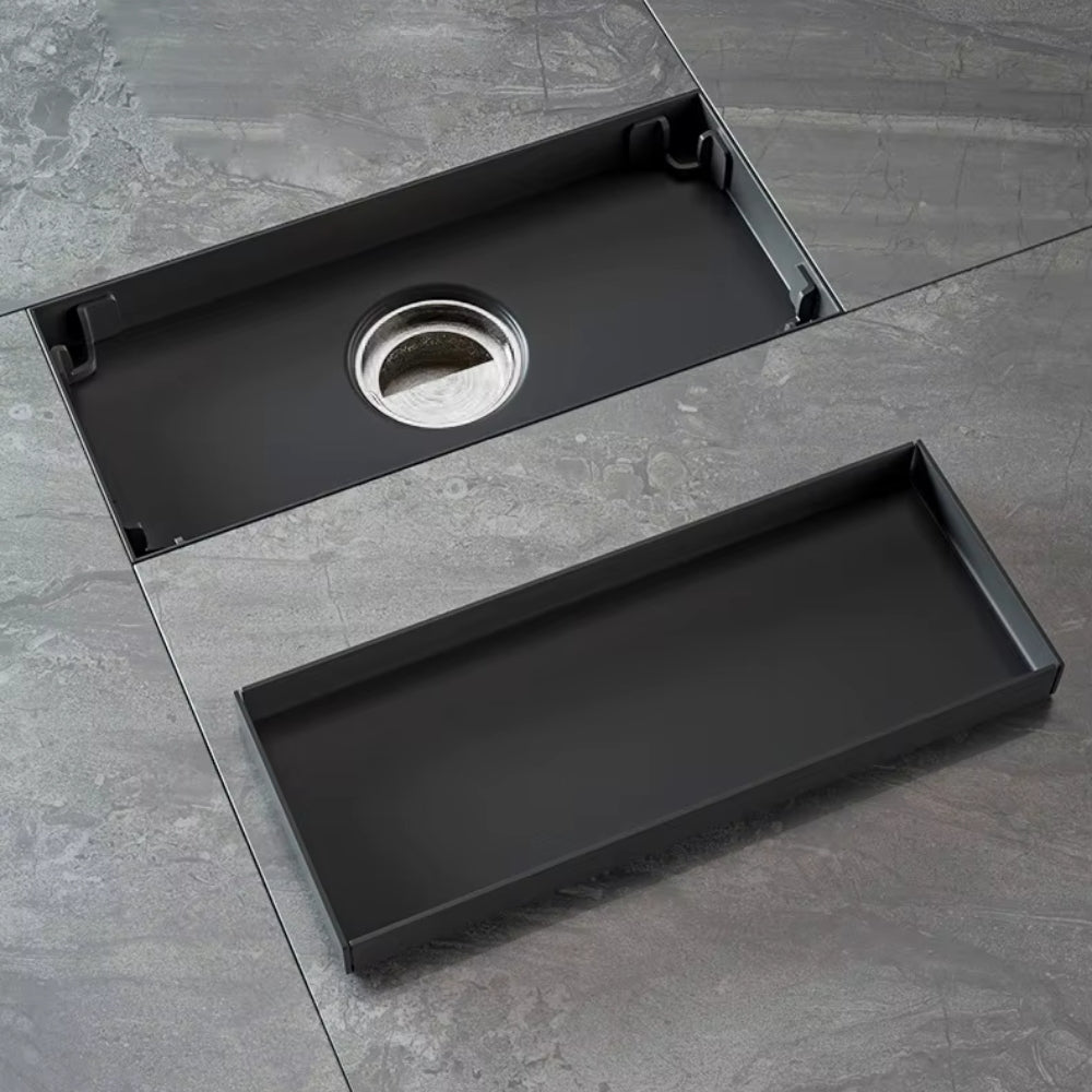 Bonde de Douche Linéaire Inox 10 à 40 cm Anti-Odeur