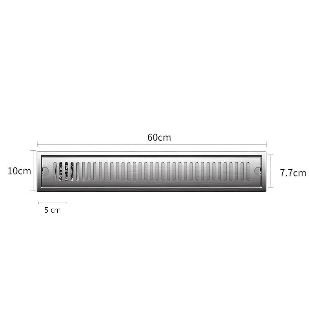 Bonde de Douche Linéaire Anti-Odeur 60 cm