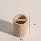 Porte Brosse à Dents Pierre avec Séparateur
