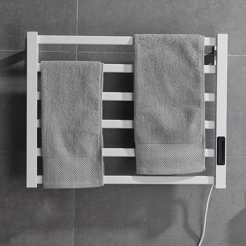 Sèche-Serviette Électrique Mural avec Écran Digital et Étagère