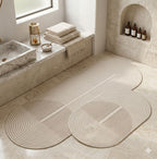 Tapis de Cuisine Absorbant Antidérapant Moderne