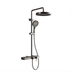 Colonne De Douche Thermostatique Dorée Avec Tablette