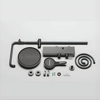 Colonne De Douche Thermostatique Dorée Avec Tablette