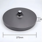 Pommeau pluie de la colonne Talos coté : diamètre 275 mm, épaisseur 30 mm