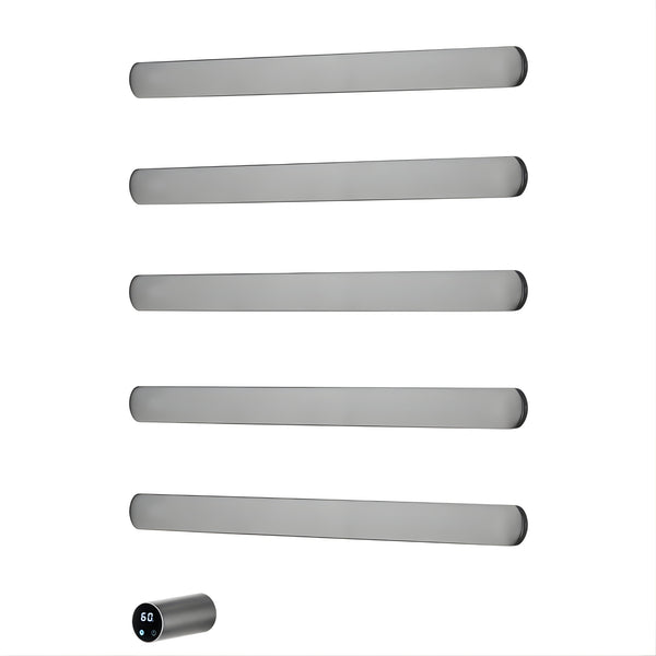 Sèche-Serviette Électrique Vesta Gun Metal — Mural Programmable & Tactile