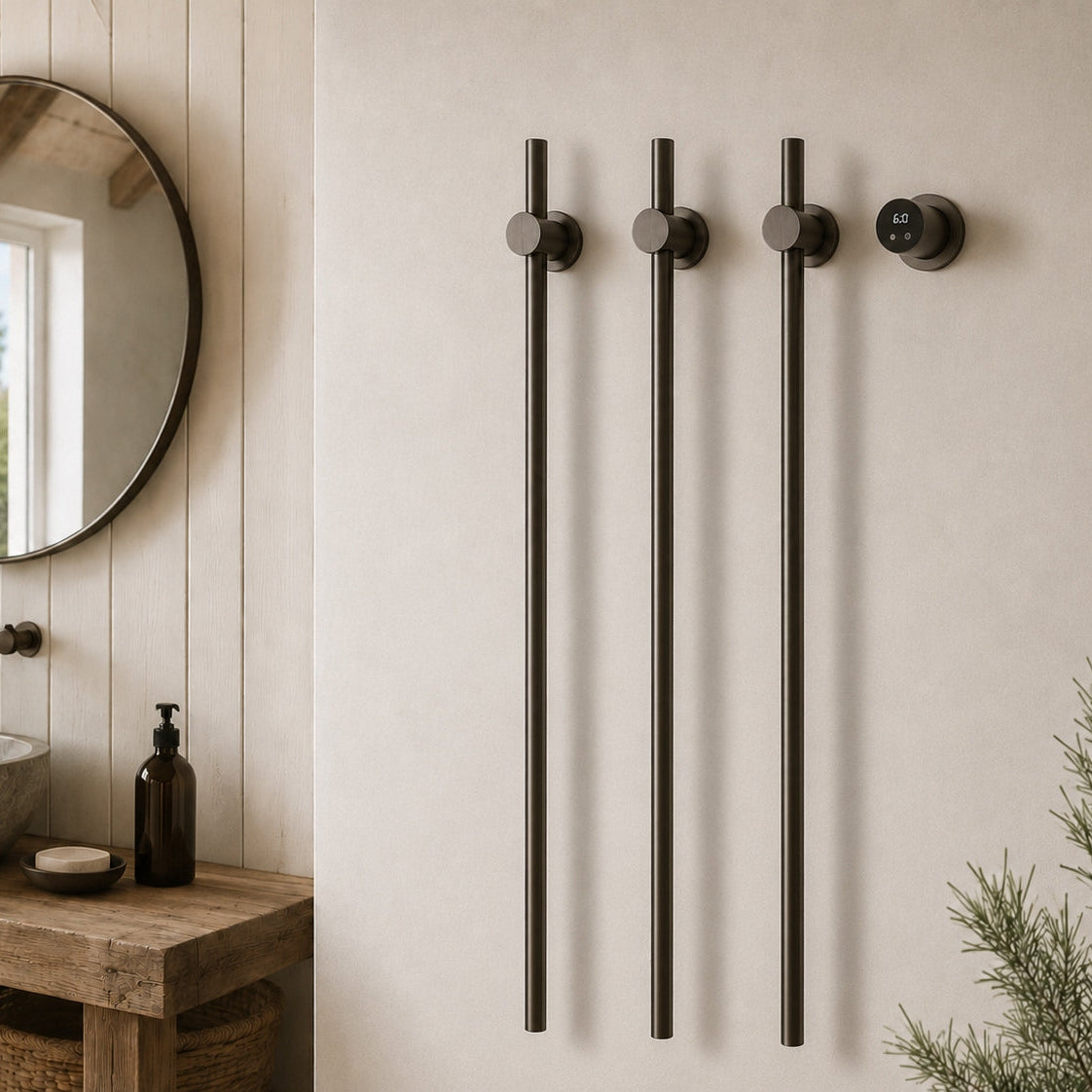 Sèche-Serviette Électrique Nox – Gun Metal