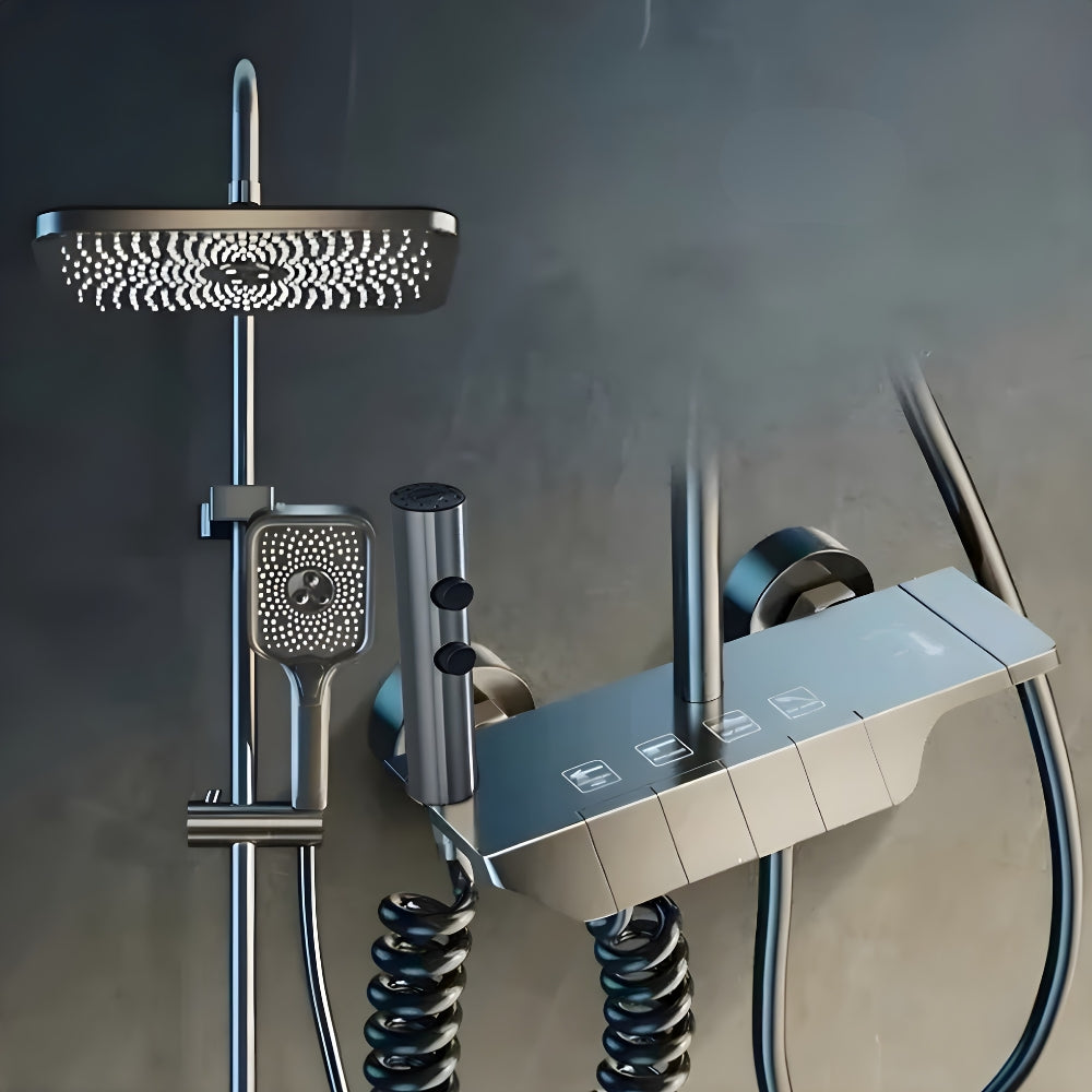 Colonne de Douche Thermostatique Digitale 4 Fonctions