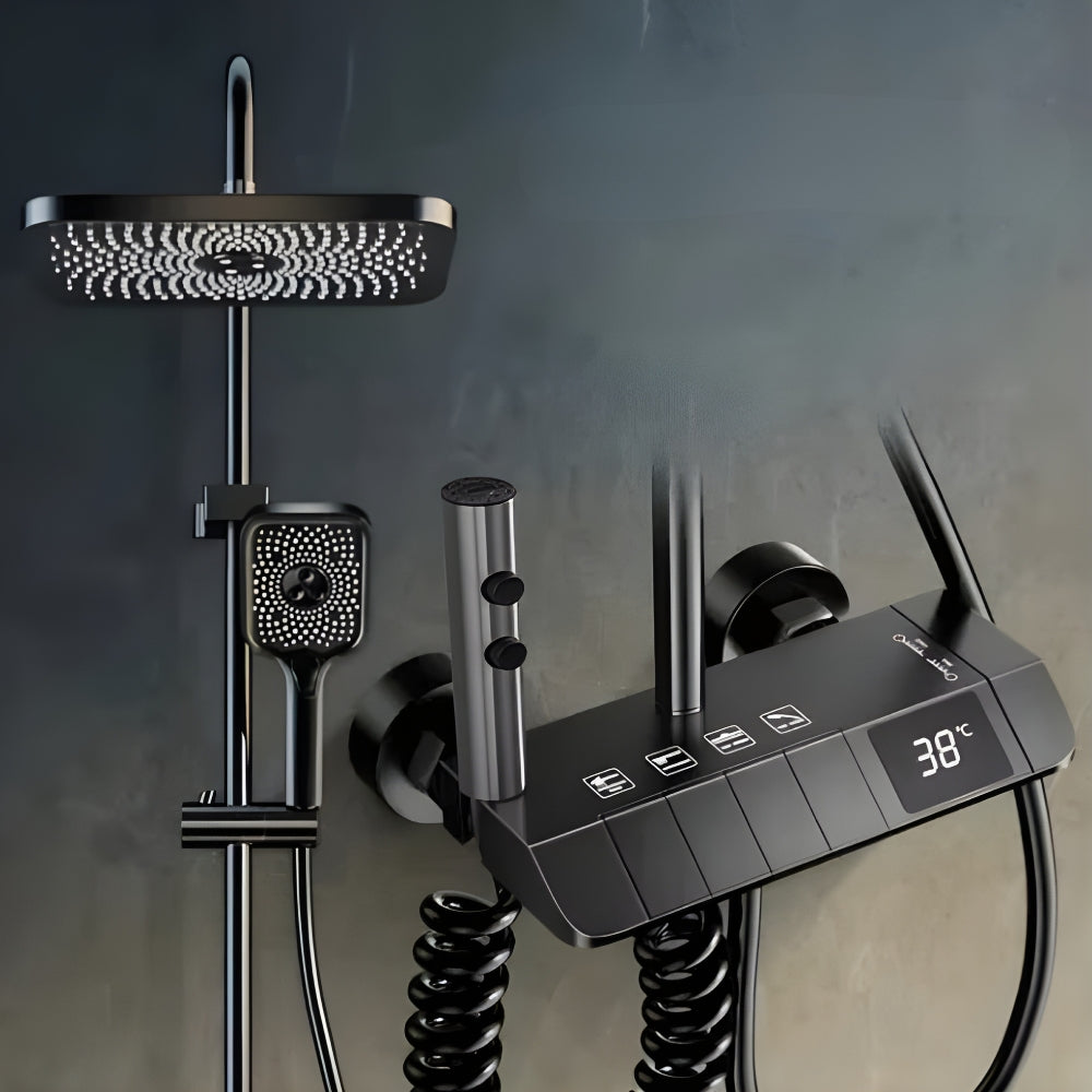 Colonne de Douche Thermostatique Digitale 4 Fonctions