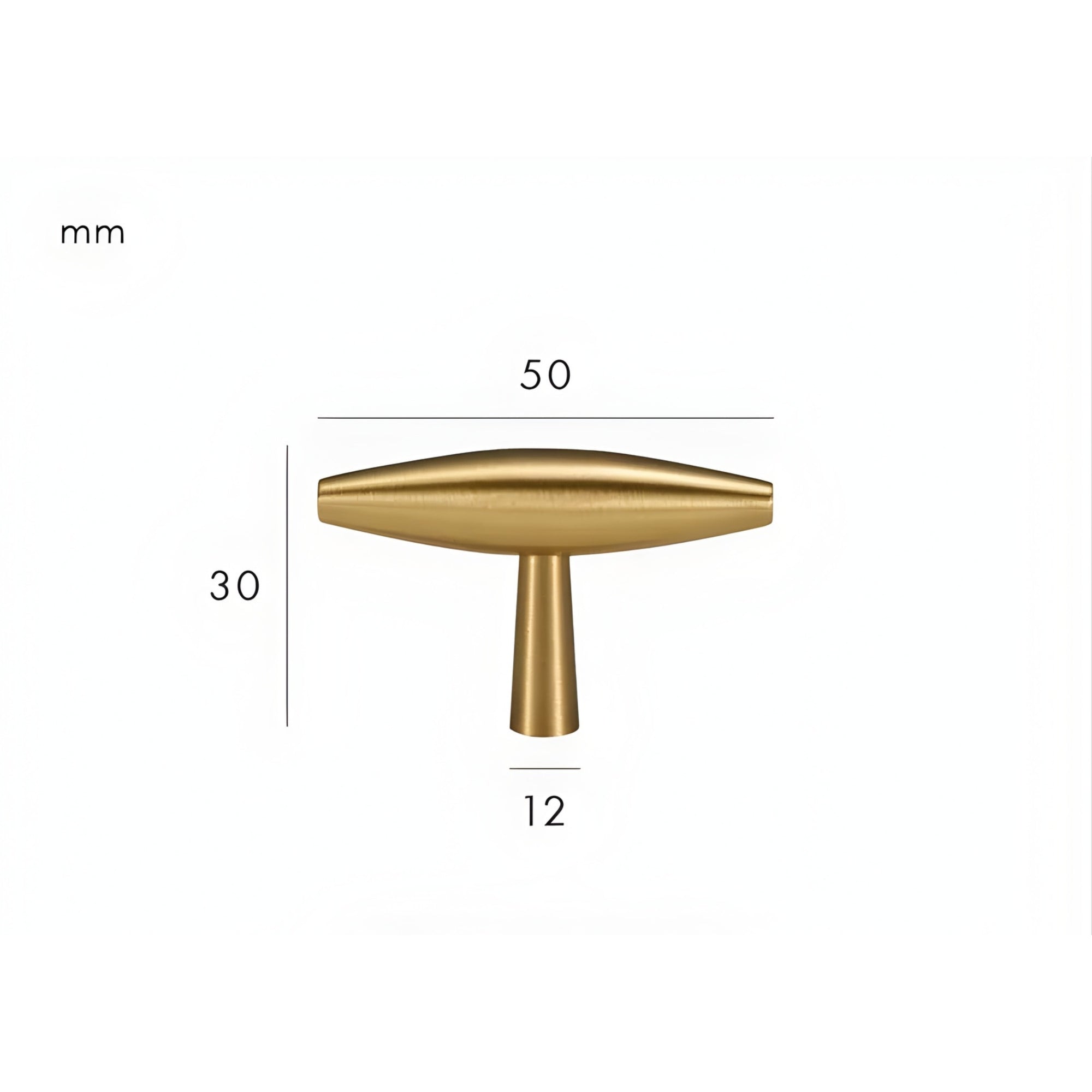 Patère Murale Laiton Doré Design