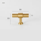 Patère Murale Barre Laiton Doré