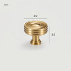 Patère Murale Barre Laiton Doré