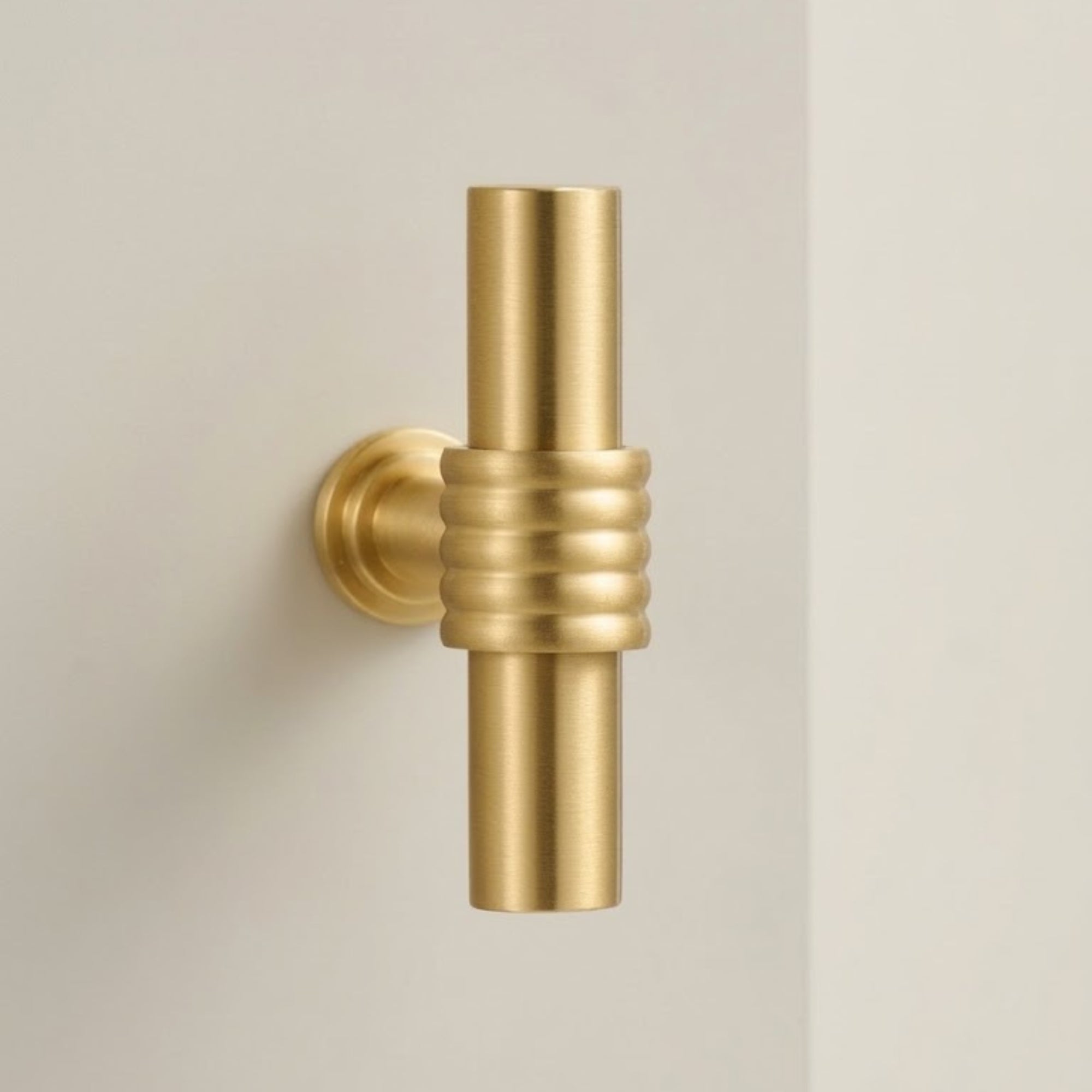 Patère Murale Barre Laiton Doré