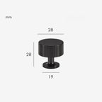 Patère Murale Cylindrique Laiton Design