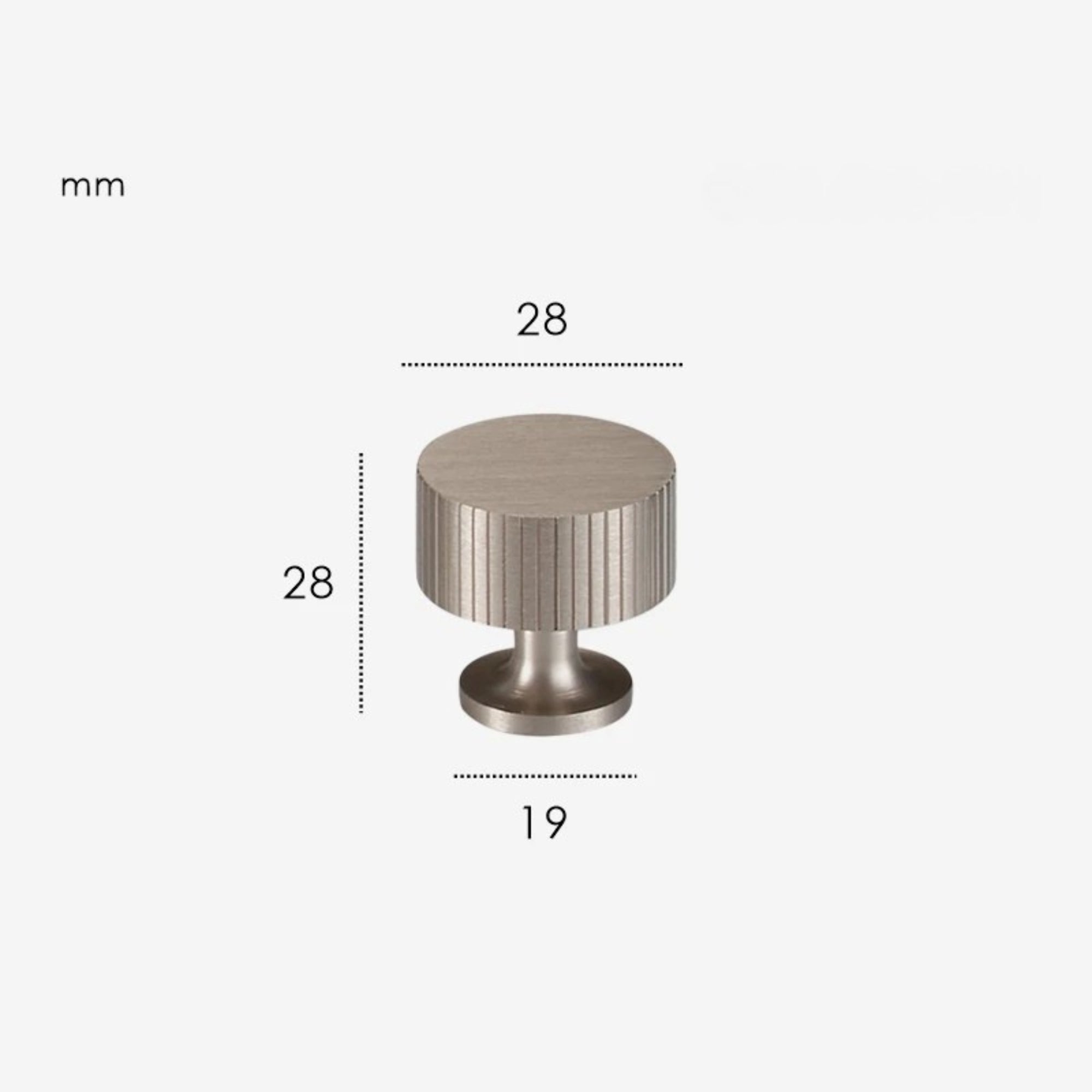 Patère Murale Cylindrique Laiton Design