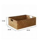 Panier de Rangement Salle de Bain Osier Naturel