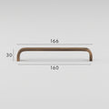 Poignée de Meuble Arco Laiton Massif — Entraxe 160 mm
