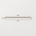 Poignée de Meuble Arco Laiton Massif — Entraxe 416 mm