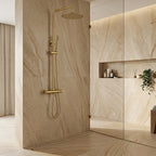 Colonne de Douche Stellia – Or Brossé