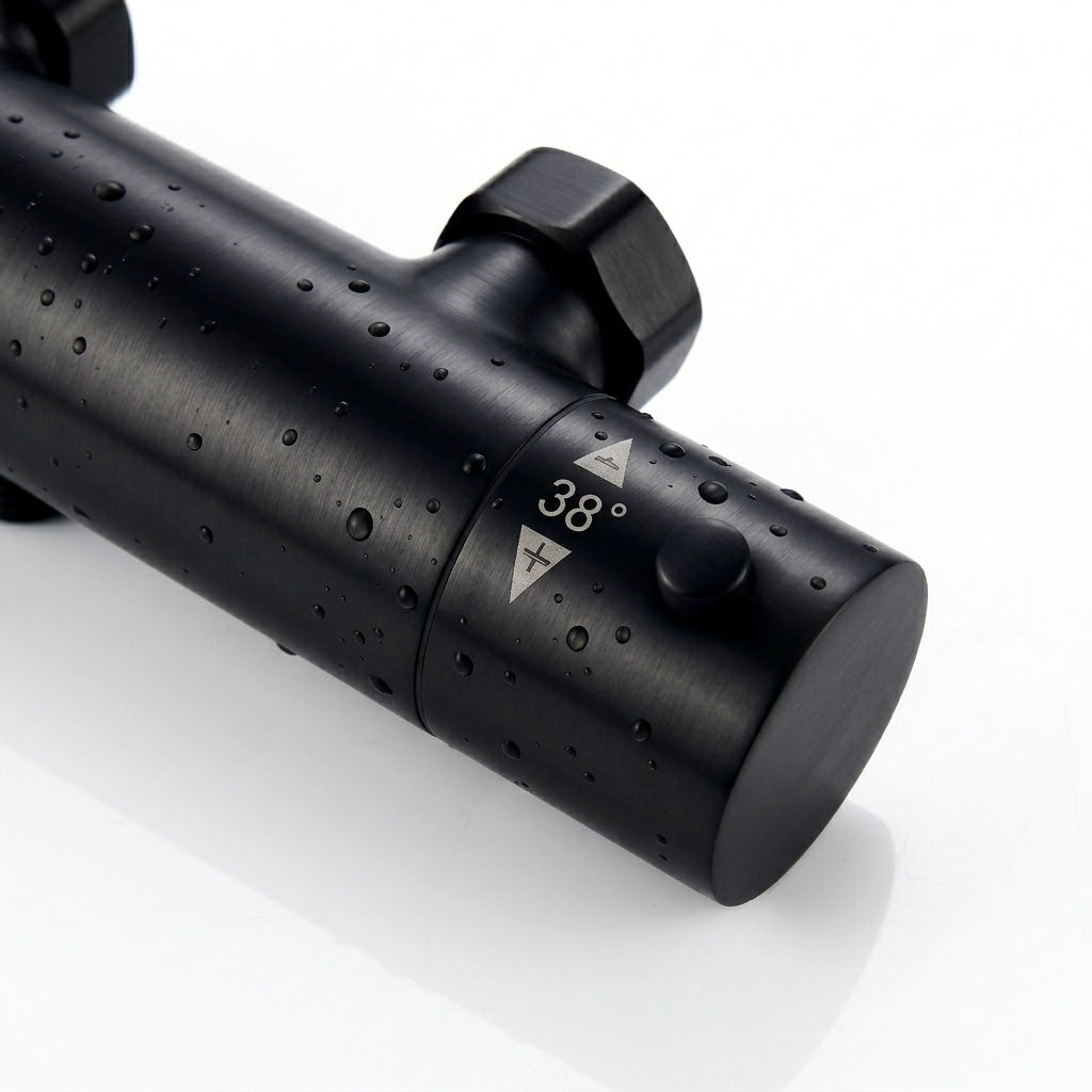 Colonne de Douche Stellia – Noir Mat
