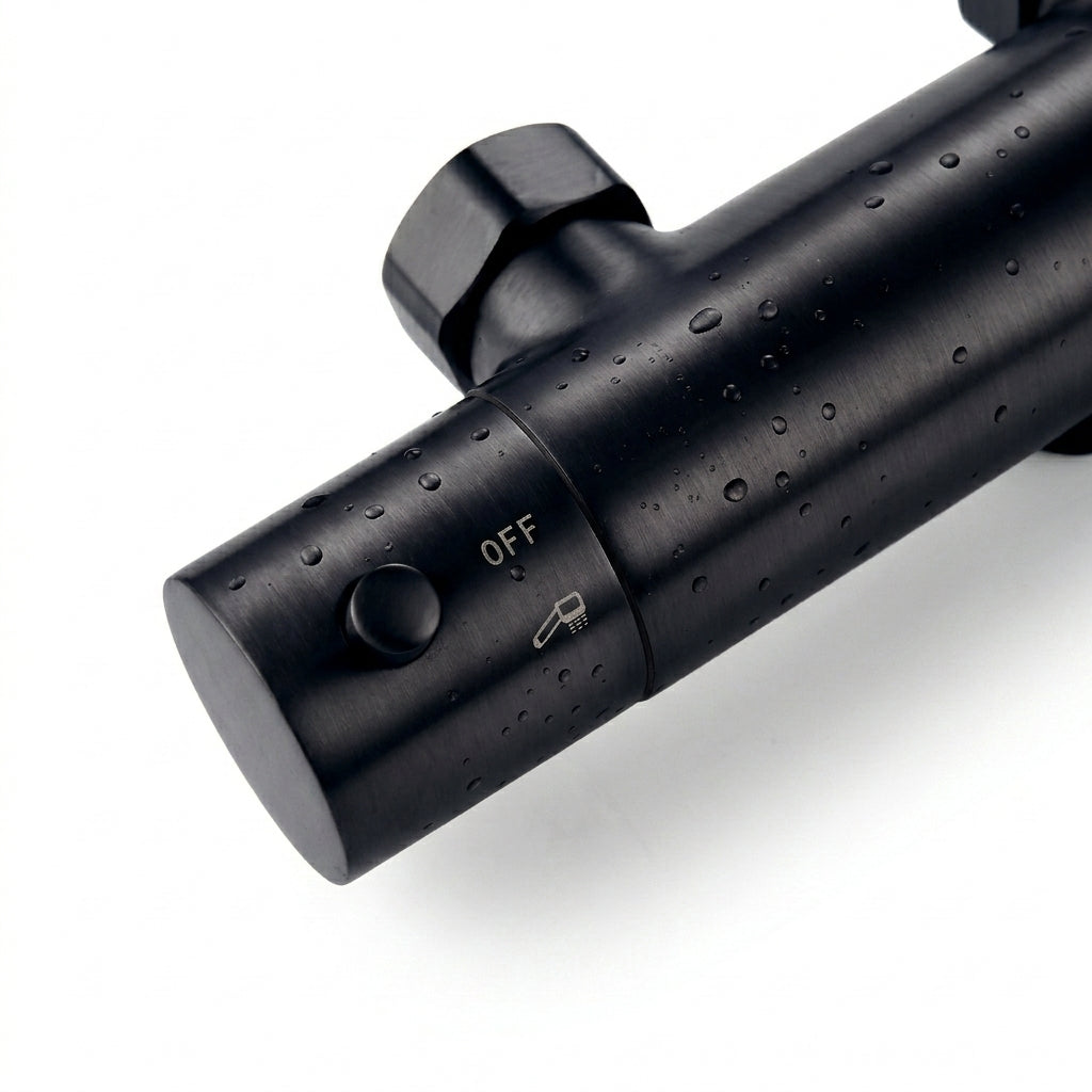 Colonne de Douche Stellia – Noir Mat