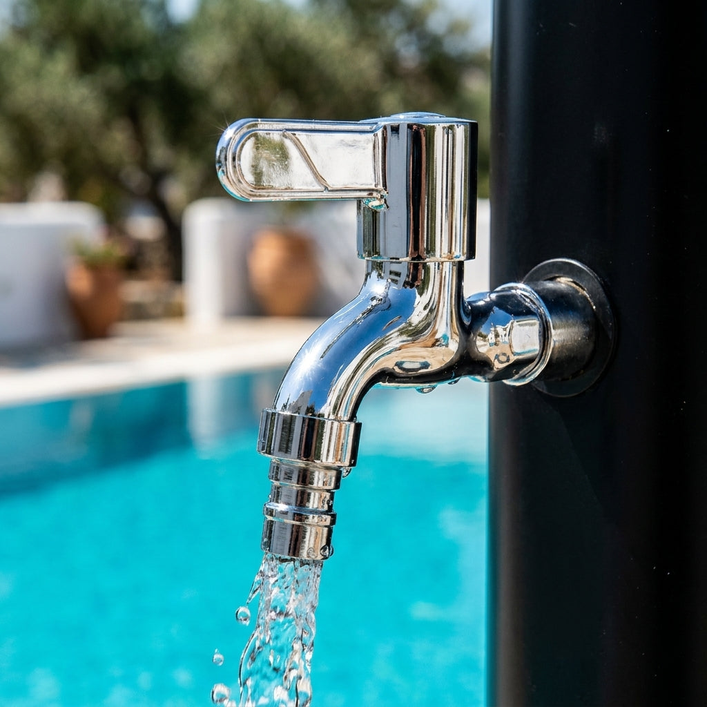 Douche Solaire Extérieure 60L Sur Pied
