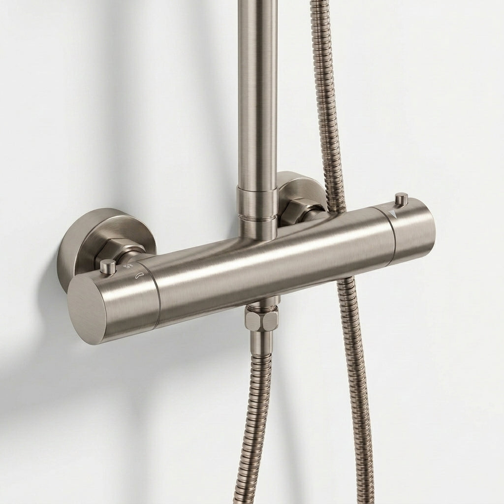 Colonne de Douche Stellia – Nickel Brossé