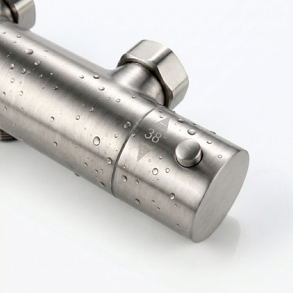 Colonne de Douche Stellia – Nickel Brossé