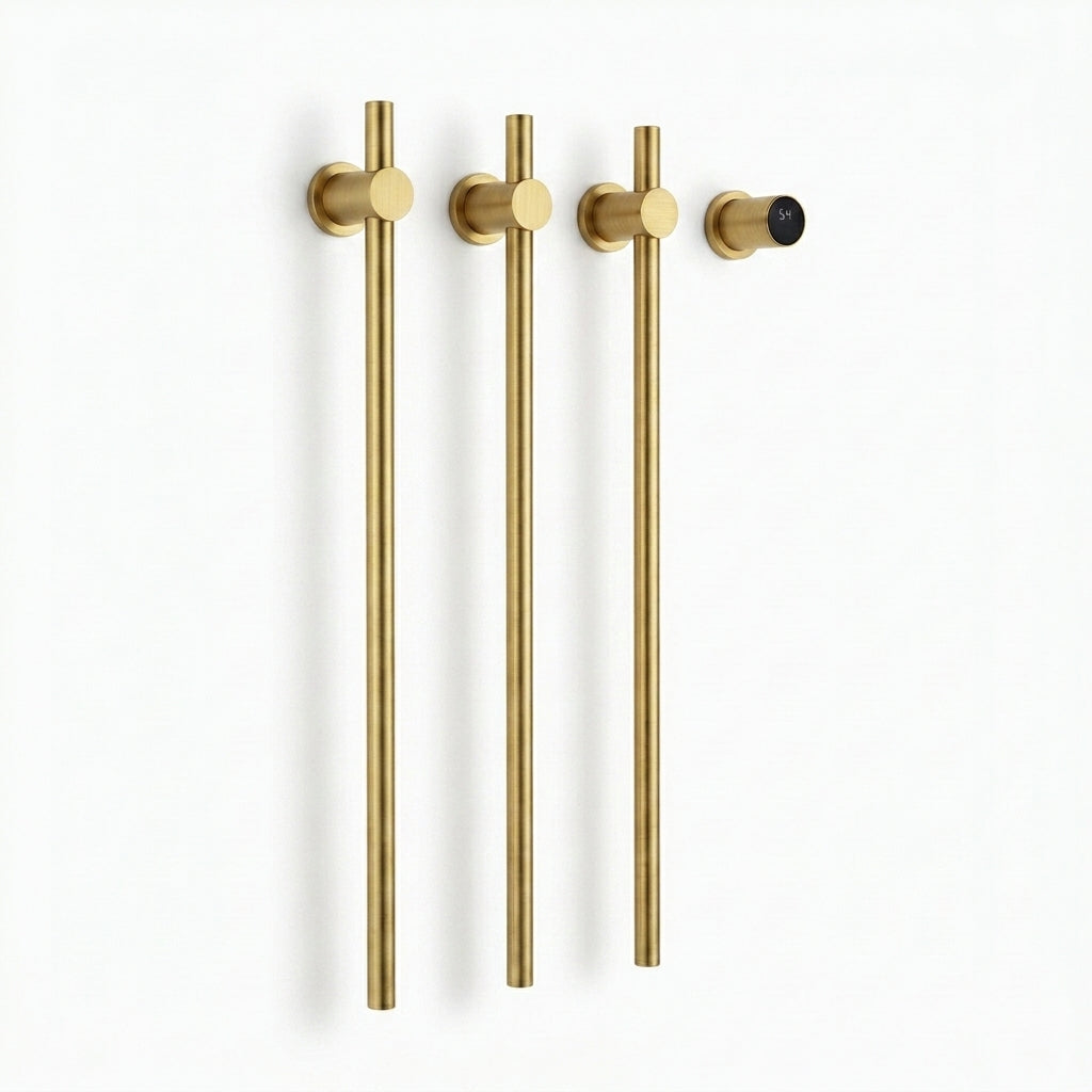 Sèche-Serviette Électrique Nox – Or Brossé