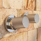 Colonne de Douche Encastrée Vael Chrome Laiton — Pommeau Pluie 250×250 mm
