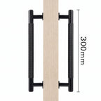 Poignée de Porte Lyra Laiton Massif — Bâton de Tirage 300 mm Double Face