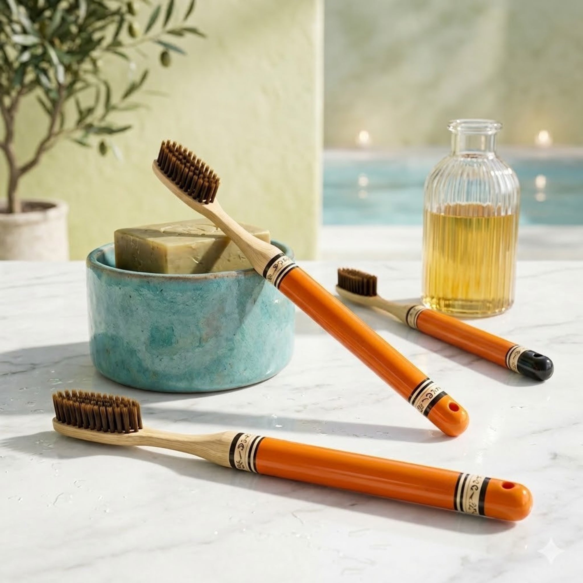 Brosse à Dents Tête Large Lot 6