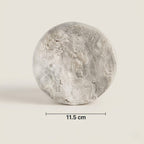 Distributeur de Savon Marbre Gris avec Accessoires