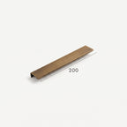 Poignée de Meuble Mira Laiton — Lip Pull Bronze Antique