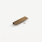 Poignée de Meuble Mira Laiton — Lip Pull Bronze Antique