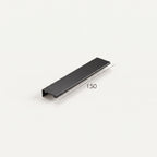 Poignée de Meuble Mira Laiton — Lip Pull Noir Mat