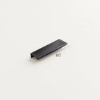 Poignée de Meuble Mira Laiton — Lip Pull Noir Mat