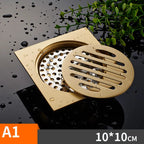 Bonde de Douche Carrée 10x10 cm