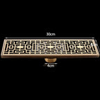 Bonde de Douche Linéaire 30 cm en Laiton Antique