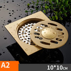 Bonde de Douche Carrée 10x10 cm