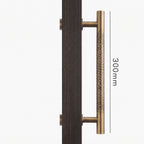 Poignée de Porte Stria Martelée Laiton — Bâton de Tirage 300 mm Simple Face