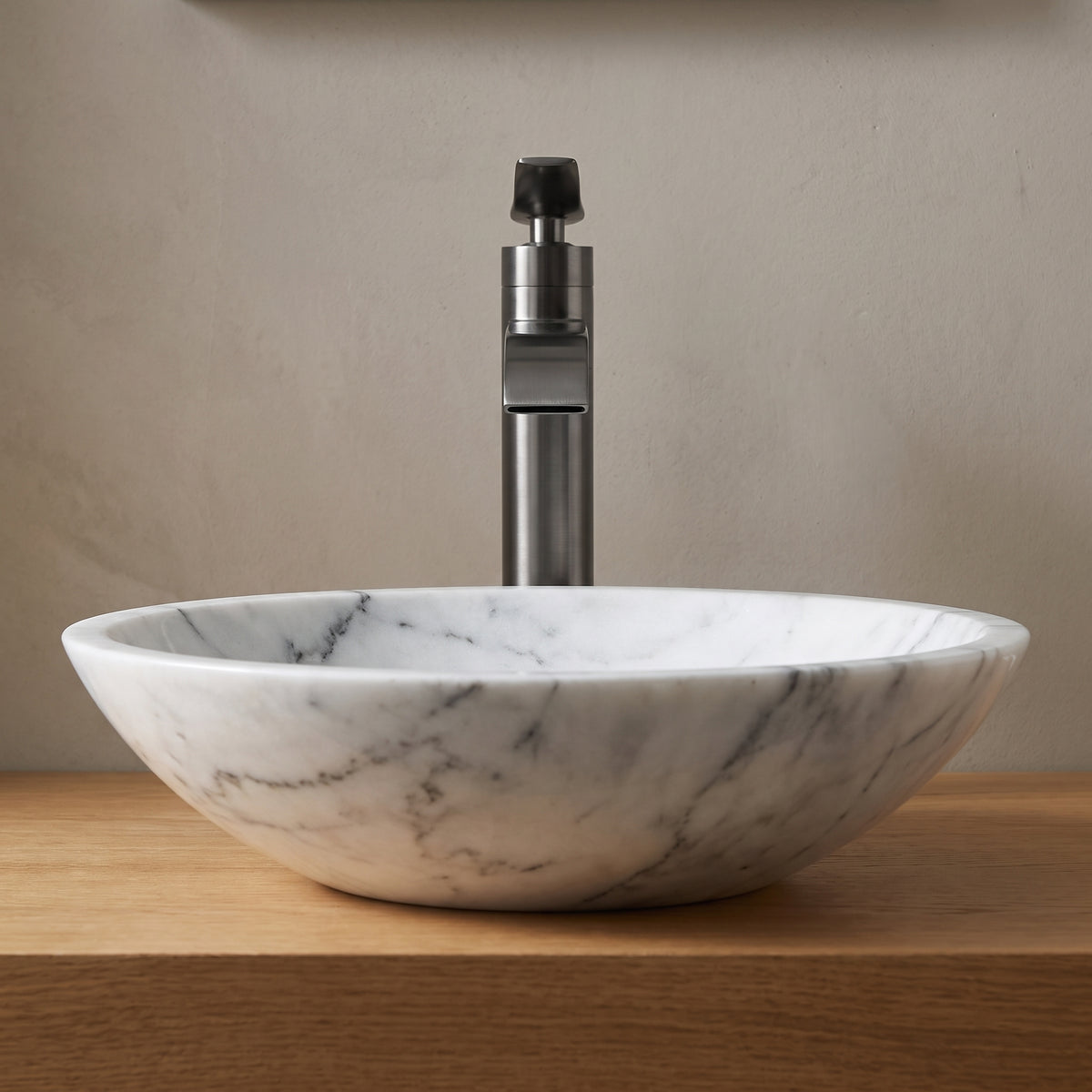 Robinet Lavabo Cascade Vetra Gris Laiton — Mitigeur Rétro