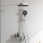 Colonne De Douche Thermostatique Dorée Avec Tablette