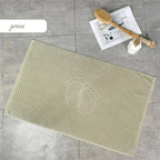 Tapis de Douche en Coton Antidérapant