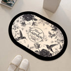Tapis de Douche Antidérapant Floral