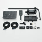 Colonne de douche thermostatique noire avec affichage digital