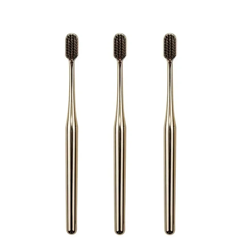 Brosse à Dents Design Dorée ou Argentée